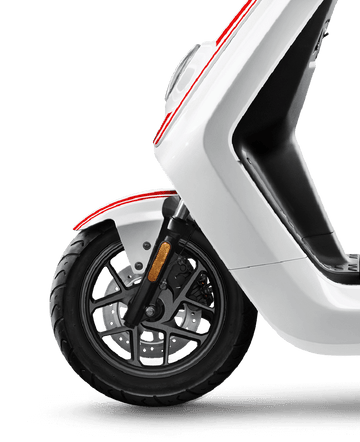 Motorcycle white