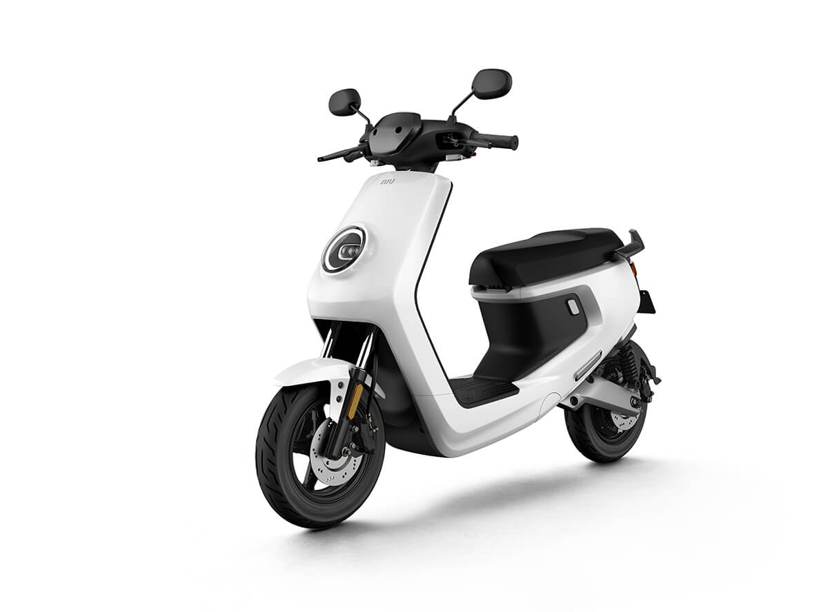 NIU MQi+ Sport branca vista frontal